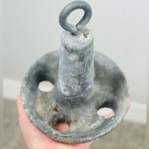 10 LB Vintage Mushroom Boat Anchor Steel Metal Lake River Fishing Gear Aluminum